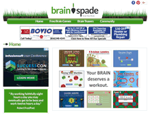 Tablet Screenshot of brainspade.com